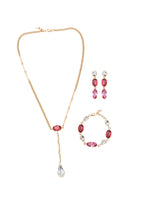 COLLANA PLACCATA ORO CON CRISTALLI