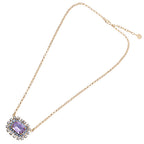 COLLANA PLACCATA ORO CON CRISTALLI