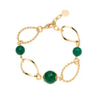 BRACCIALE PLACCATO ORO CON CRISTALLI