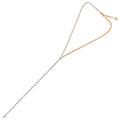 COLLANA PLACCATA ORO CON CRISTALLI