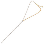 COLLANA PLACCATA ORO CON CRISTALLI
