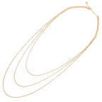 COLLANA MULTIFILO PLACCATA ORO