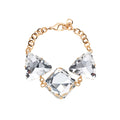BRACCIALE PLACCATO ORO CON CRISTALLI