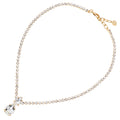 COLLANA PLACCATA ORO CON CRISTALLI