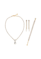 BRACCIALE PLACCATO ORO CON CRISTALLI