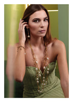 BRACCIALE PLACCATO ORO CON PERLE