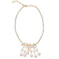 COLLANA PLACCATA ORO CON PERLE