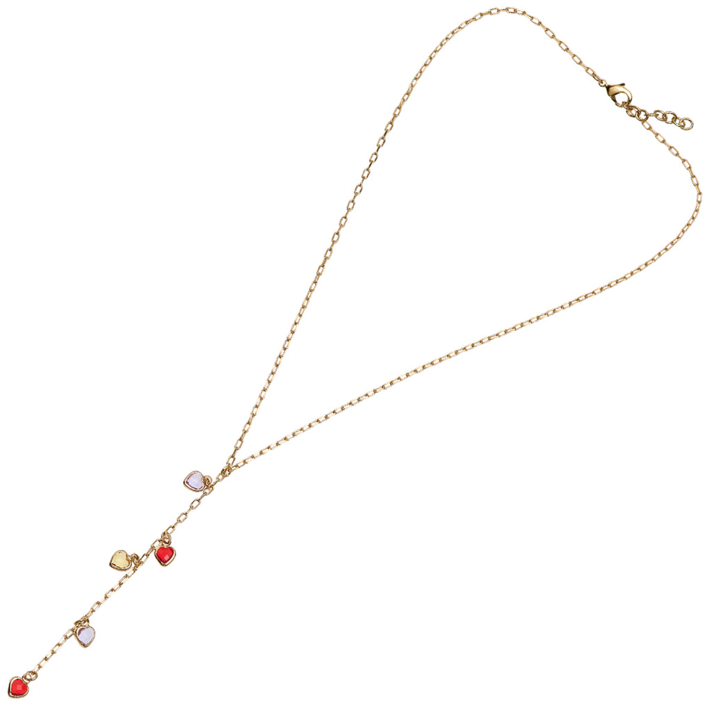 COLLANA PLACCATA ORO CON CRISTALLI