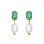 ORECCHINI CON CRISTALLI E PERLE BIJOUX