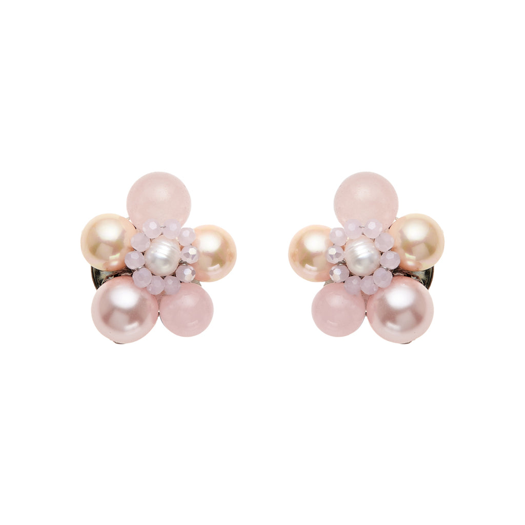 ORECCHINI CON PERLE E AGATA