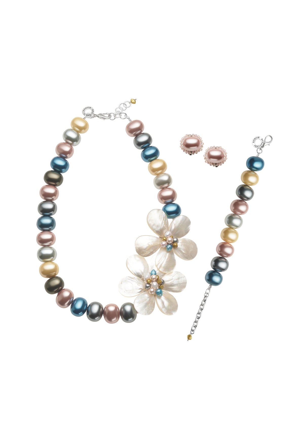 ORECCHINI CON PERLE E PERLINE