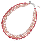 COLLANA CON PERLE E CRISTALLI