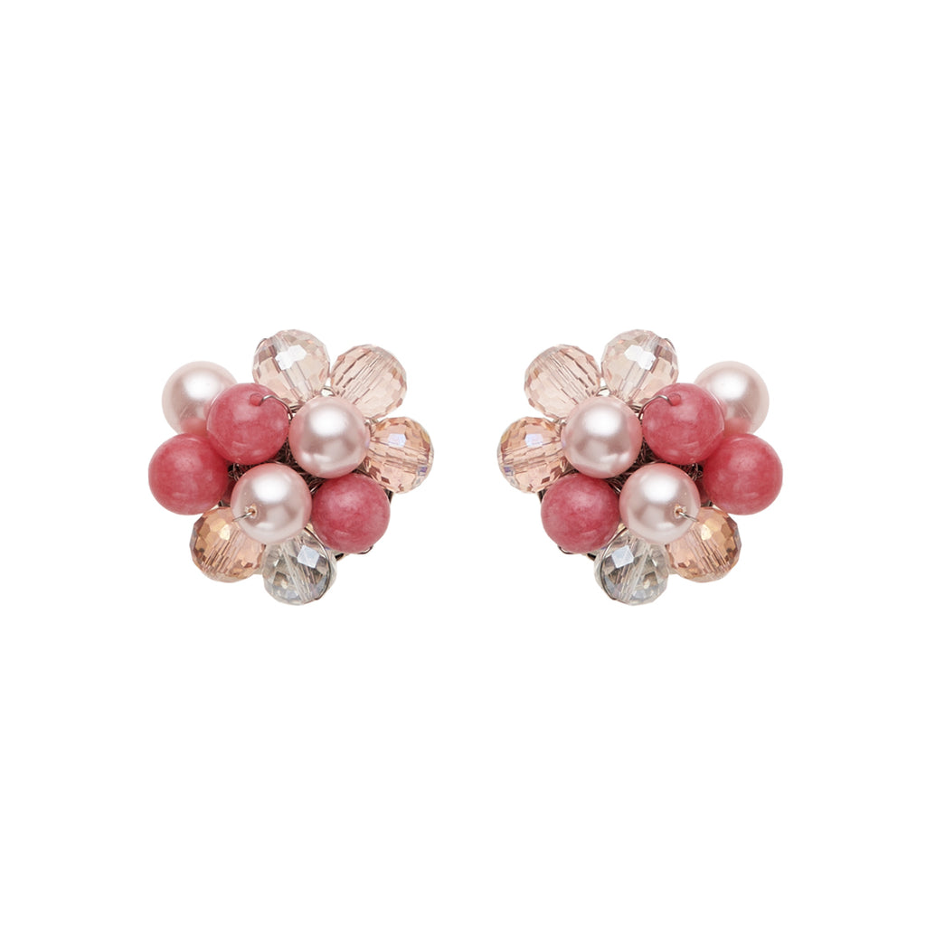 ORECCHINI CON PERLE E CRISTALLI