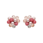 ORECCHINI CON PERLE E CRISTALLI