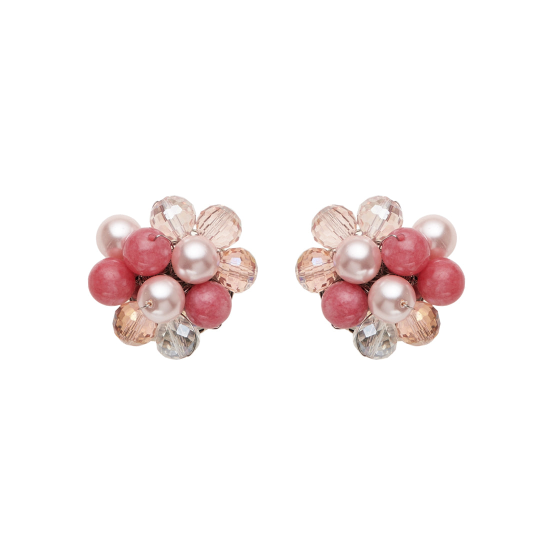 ORECCHINI CON PERLE E CRISTALLI