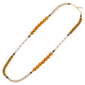 COLLANA CON CRISTALLI PERLE BIJOUX E RESINE