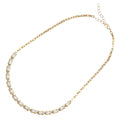 COLLANA DORATA CON CRISTALLI