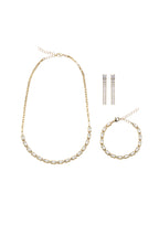 COLLANA DORATA CON CRISTALLI