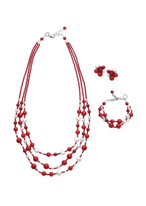 BRACCIALE CON PERLE E PERLINE