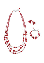COLLANA CON PERLE E PERLINE