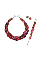 BRACCIALE CON AGATA E CRISTALLI