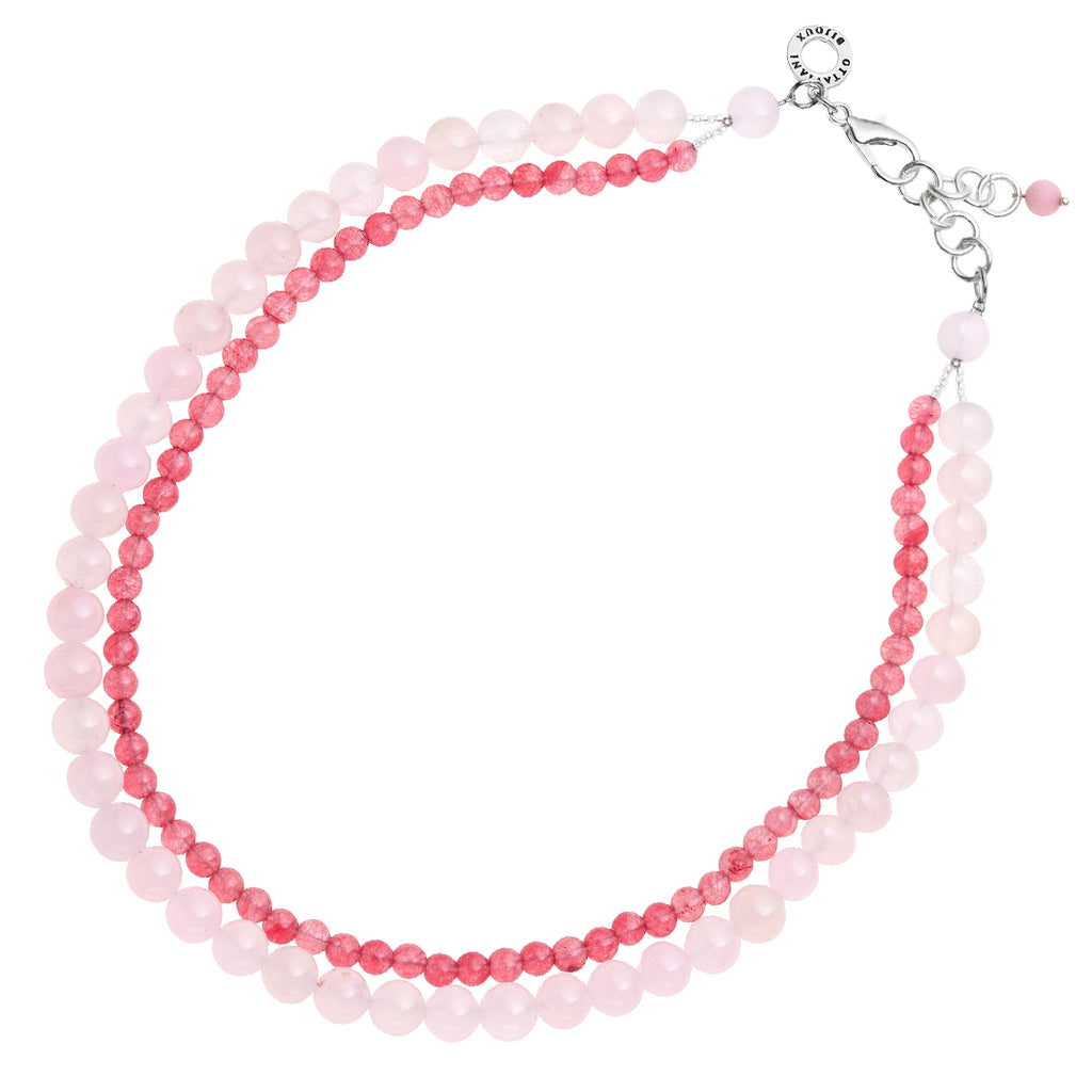 COLLANA CON QUARZI