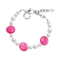 BRACCIALE CON PERLE E AGATA
