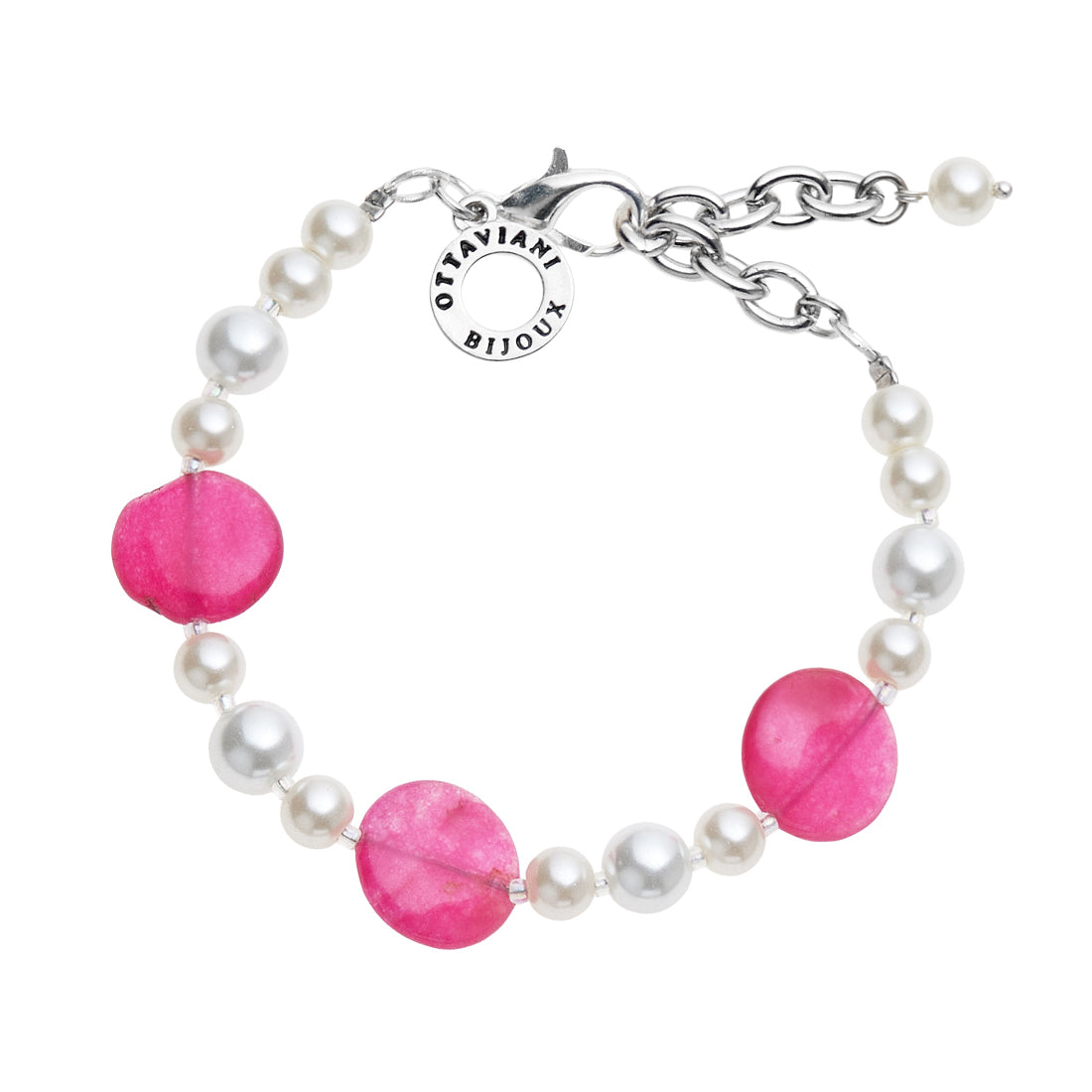 BRACCIALE CON PERLE E AGATA