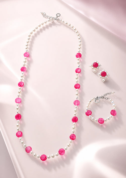 BRACCIALE CON PERLE E AGATA
