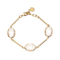 BRACCIALE PLACCATO ORO CON CRISTALLI