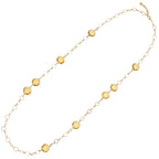 COLLANA PLACCATA ORO CON CRISTALLI