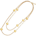 COLLANA PLACCATA ORO CON CRISTALLI