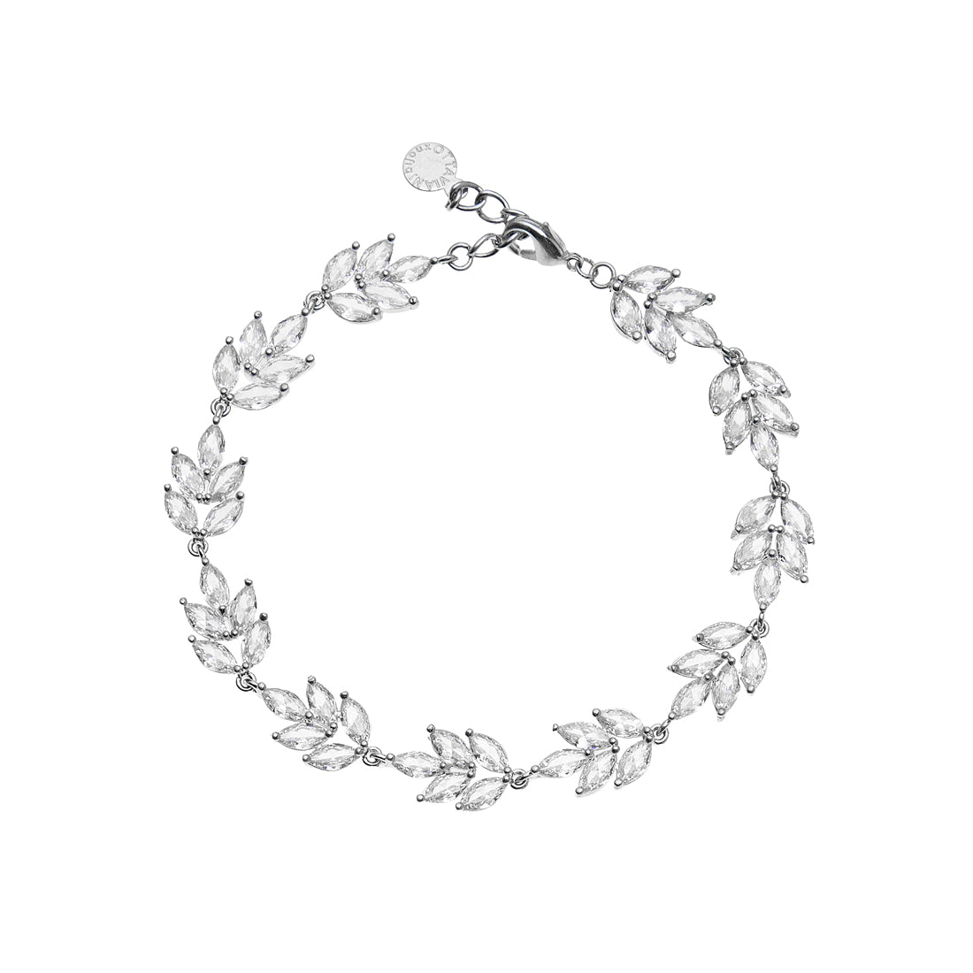 BRACCIALE RODIATO CON CUBIC ZIRCONIA