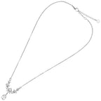 COLLANA RODIATA CON CUBIC ZIRCONIA