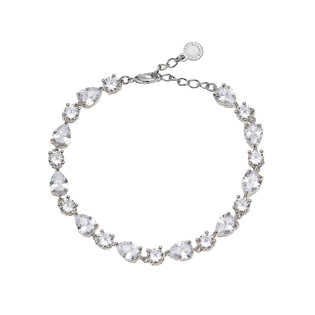 BRACCIALE RODIATO CON CUBIC ZIRCONIA