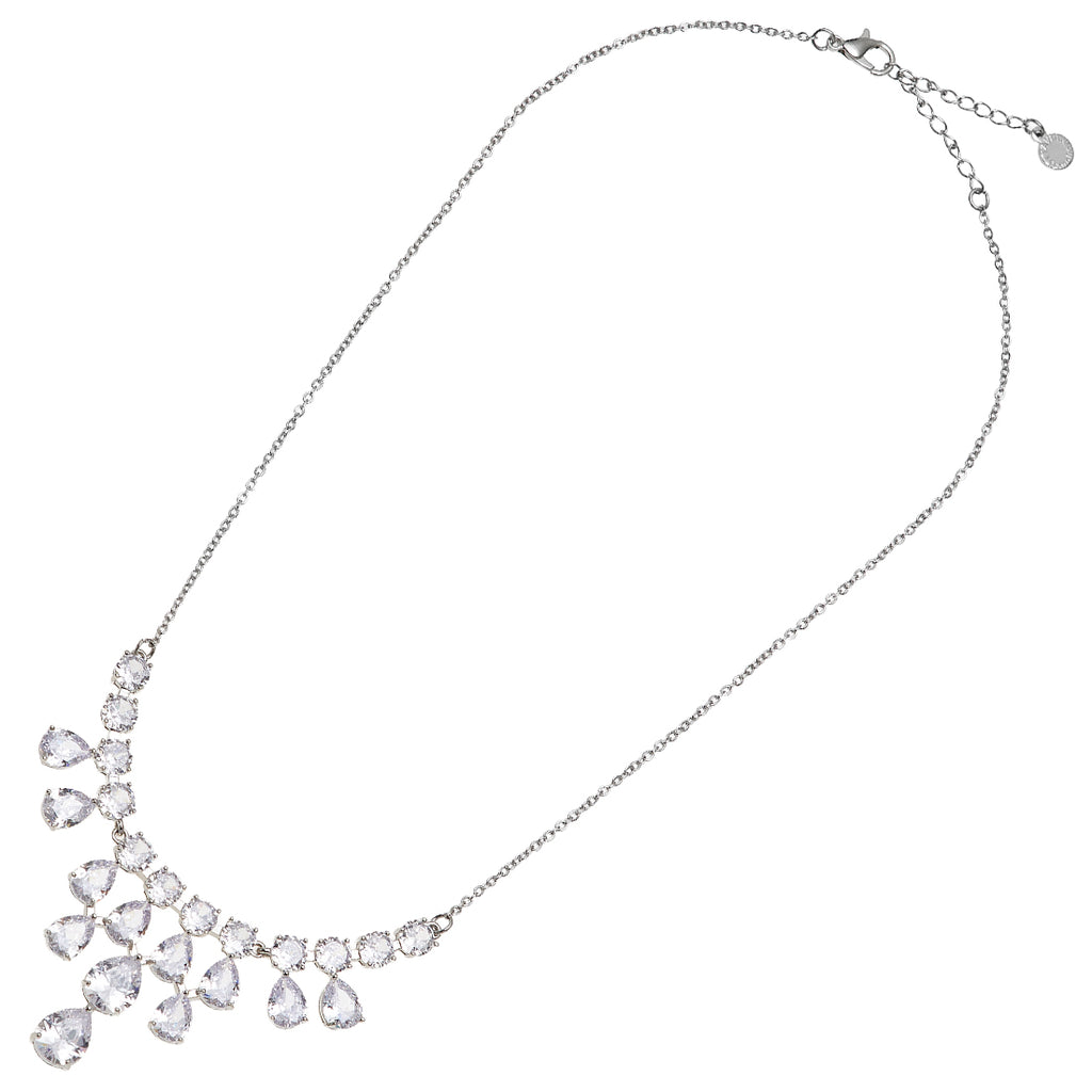 COLLANA RODIATA CON CUBIC ZIRCONIA