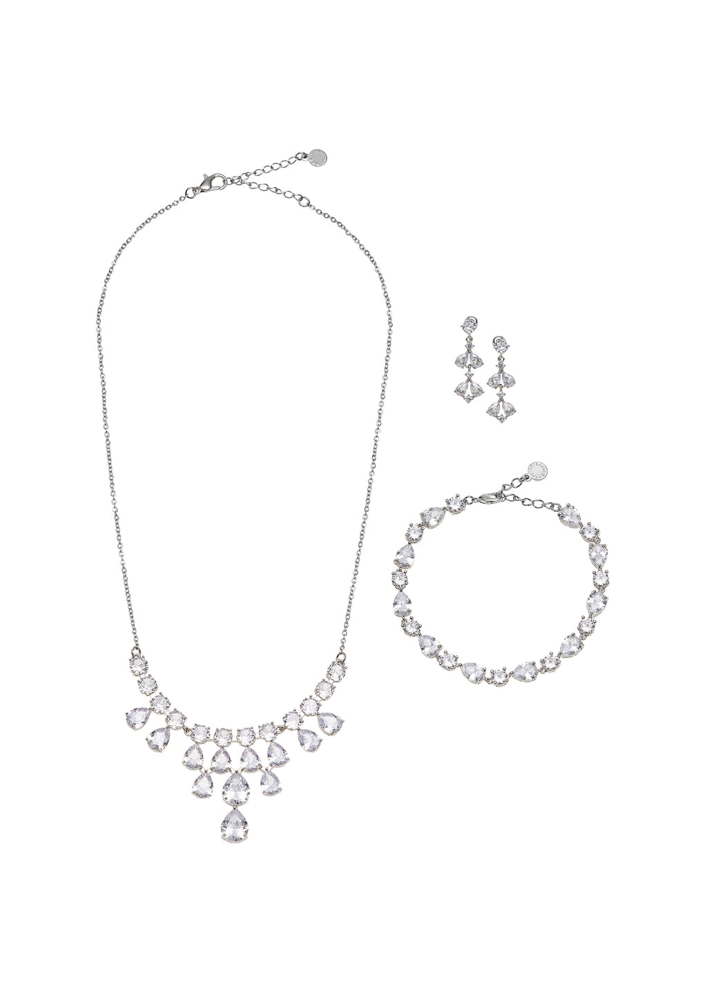 COLLANA RODIATA CON CUBIC ZIRCONIA