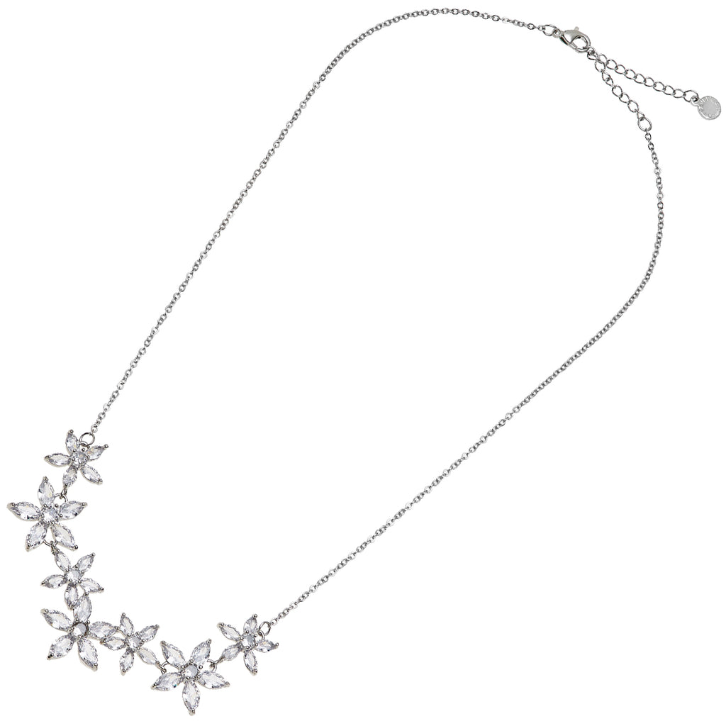 COLLANA RODIATA CON CUBIC ZIRCONIA