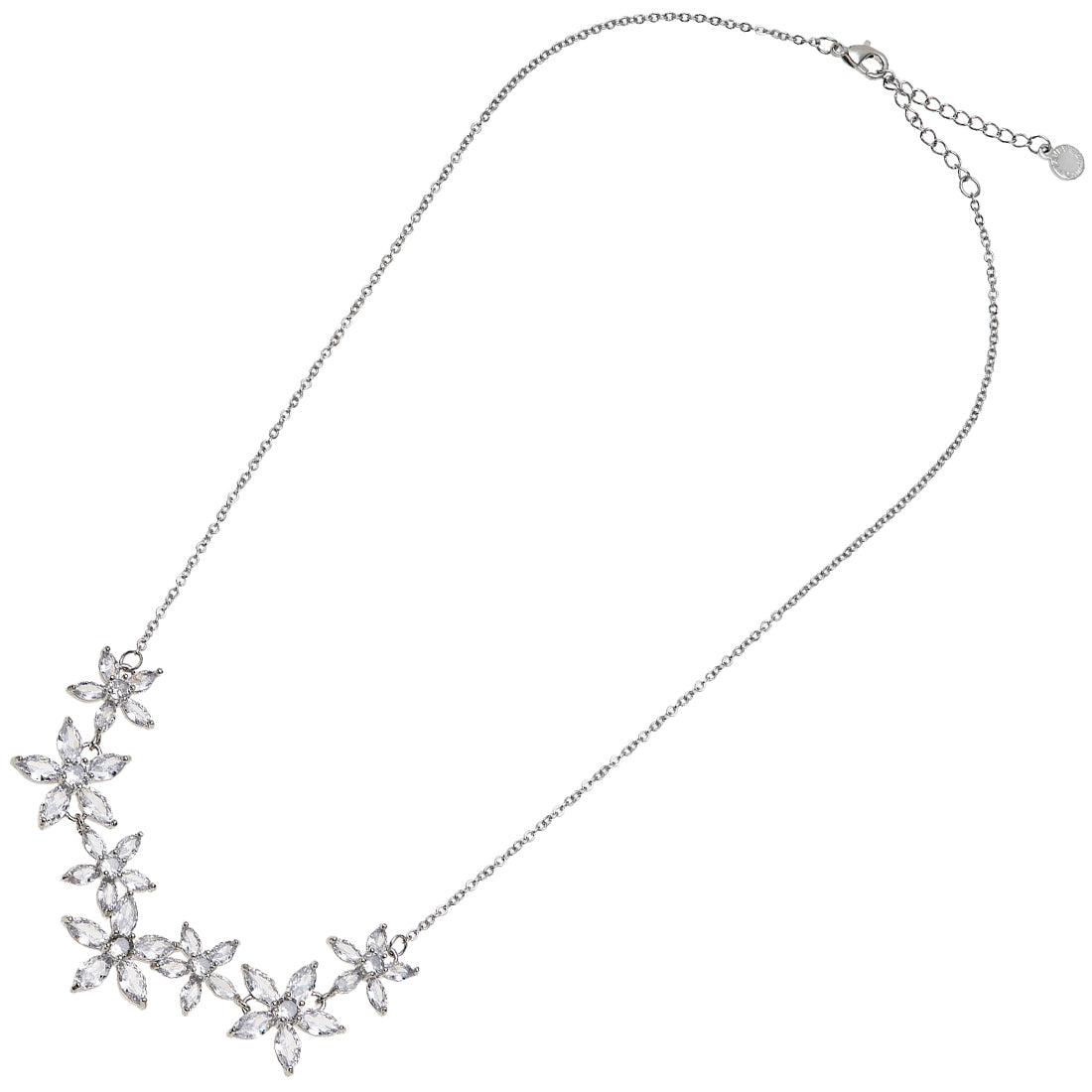 COLLANA RODIATA CON CUBIC ZIRCONIA