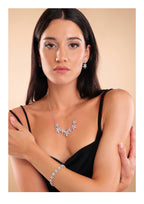 COLLANA RODIATA CON CUBIC ZIRCONIA