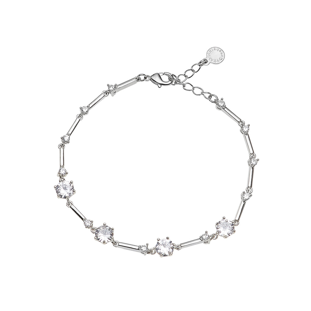 BRACCIALE RODIATO CON CUBIC ZIRCONIA