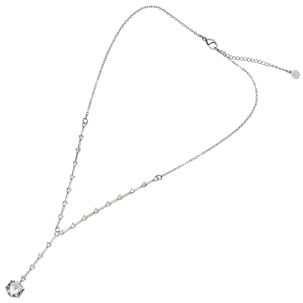 COLLANA RODIATA CON CUBIC ZIRCONIA