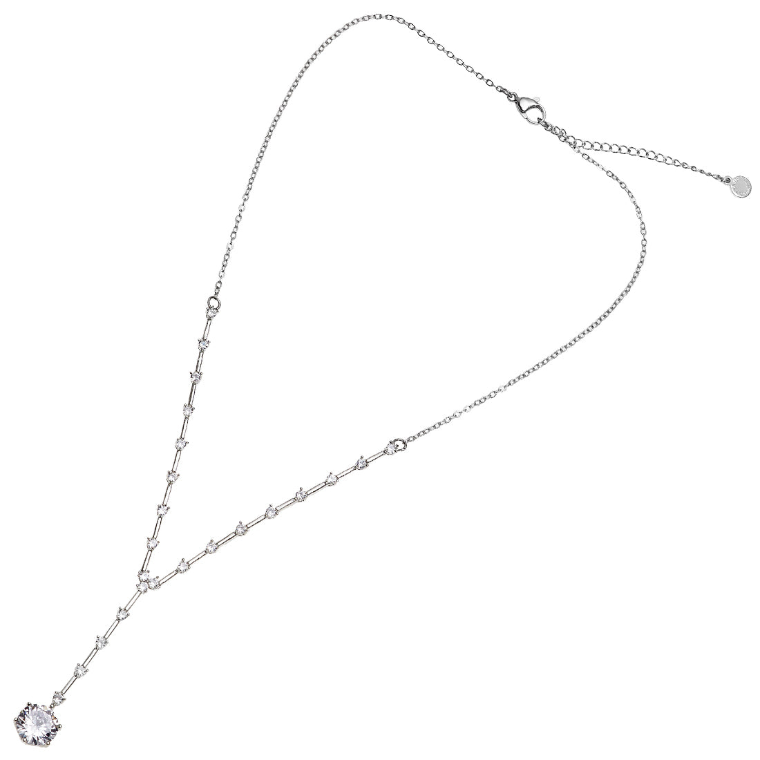 COLLANA RODIATA CON CUBIC ZIRCONIA