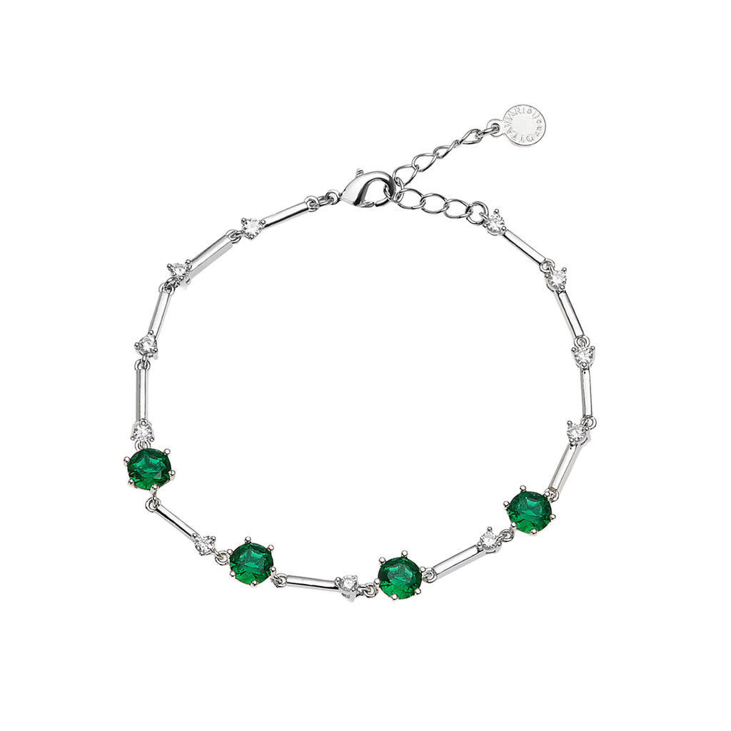 BRACCIALE RODIATO CON CUBIC ZIRCONIA