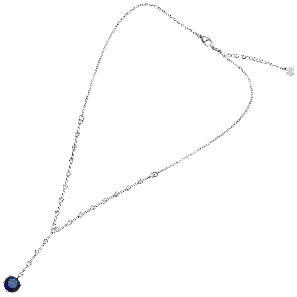 COLLANA RODIATA CON CUBIC ZIRCONIA