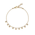 BRACCIALE DORATO CON CRISTALLI