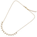 COLLANA DORATA CON CRISTALLI