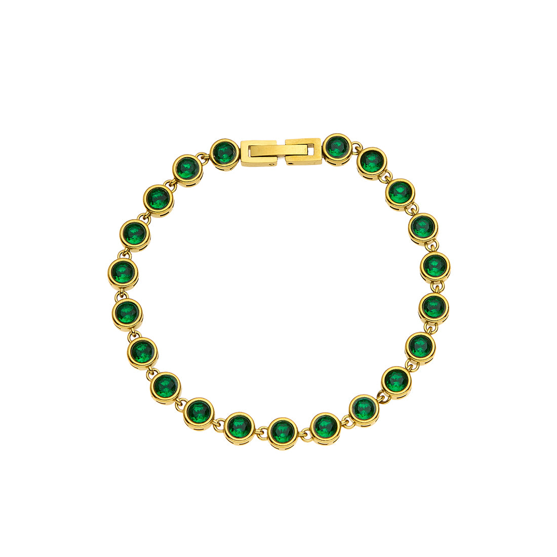 BRACCIALE DORATO CON CRISTALLI