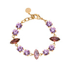 BRACCIALE PLACCATO ORO CON STRASS