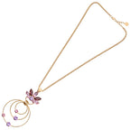 COLLANA PLACCATA ORO CON STRASS